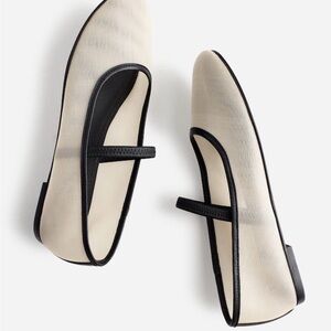 Madewell Black and Cream Women's Loafers